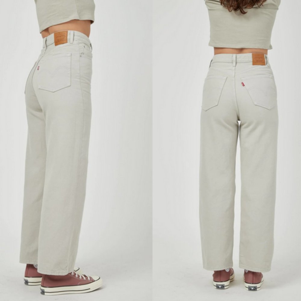 LEVI'S High Rise Loose in Mushroom Grey - Picture 2 of 16